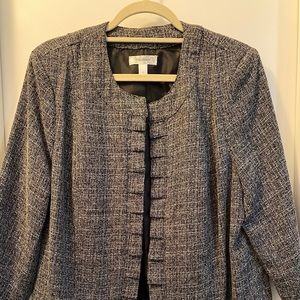 Dress Barn Blazer XL Comfortable tweed-like fabric